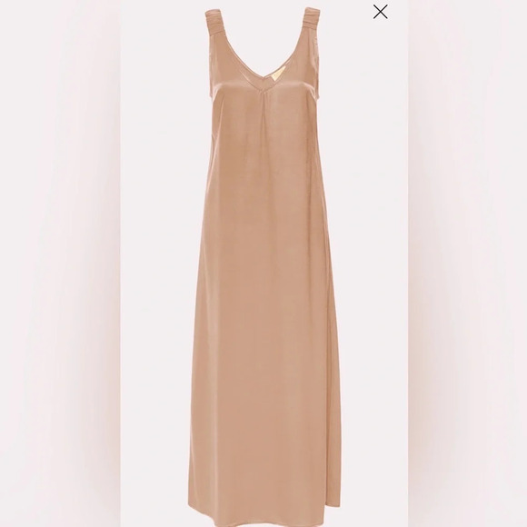 Nation LTD Erika Dress W/Elastic Detail, NWT, Cafe Au Lait, Medium - Picture 1 of 9
